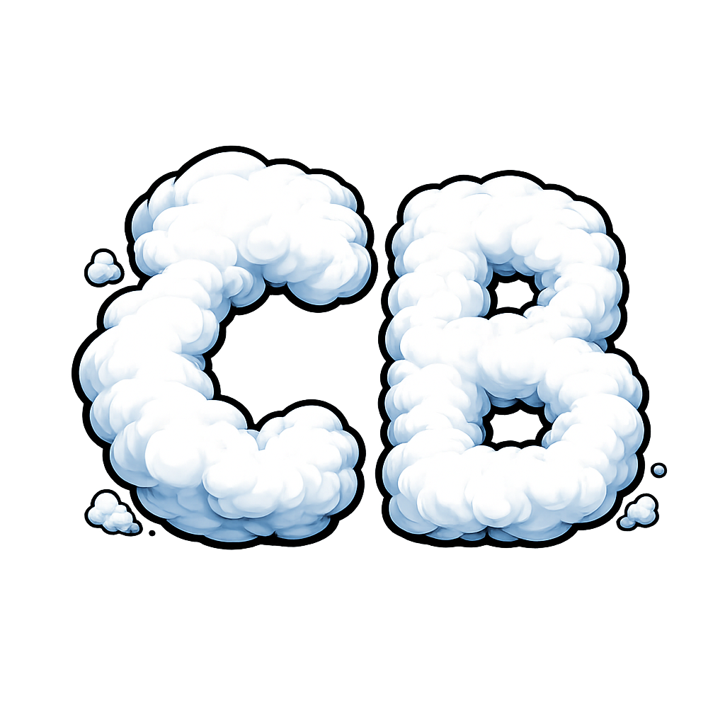 Cotton Balls cloud logo